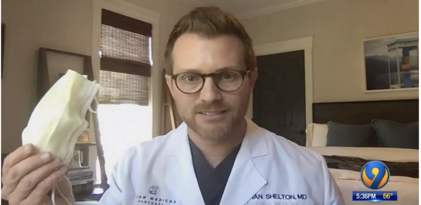 WSOC: Local doctor’s advice to stick with what works despite new CDC information on COVID spread