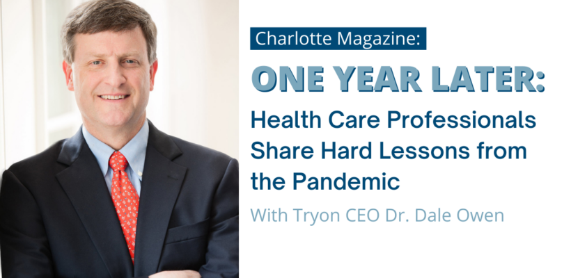 Charlotte Magazine: Pandemic Lessons One Year Later