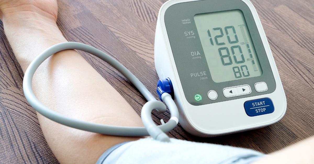 Blood pressure reading